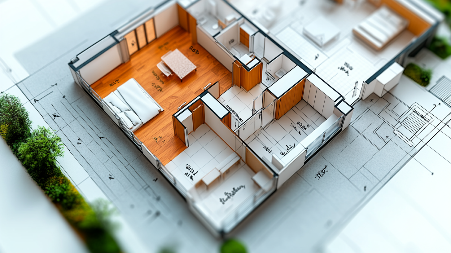 Contractor using TakeoffBuilder on laptop at job site