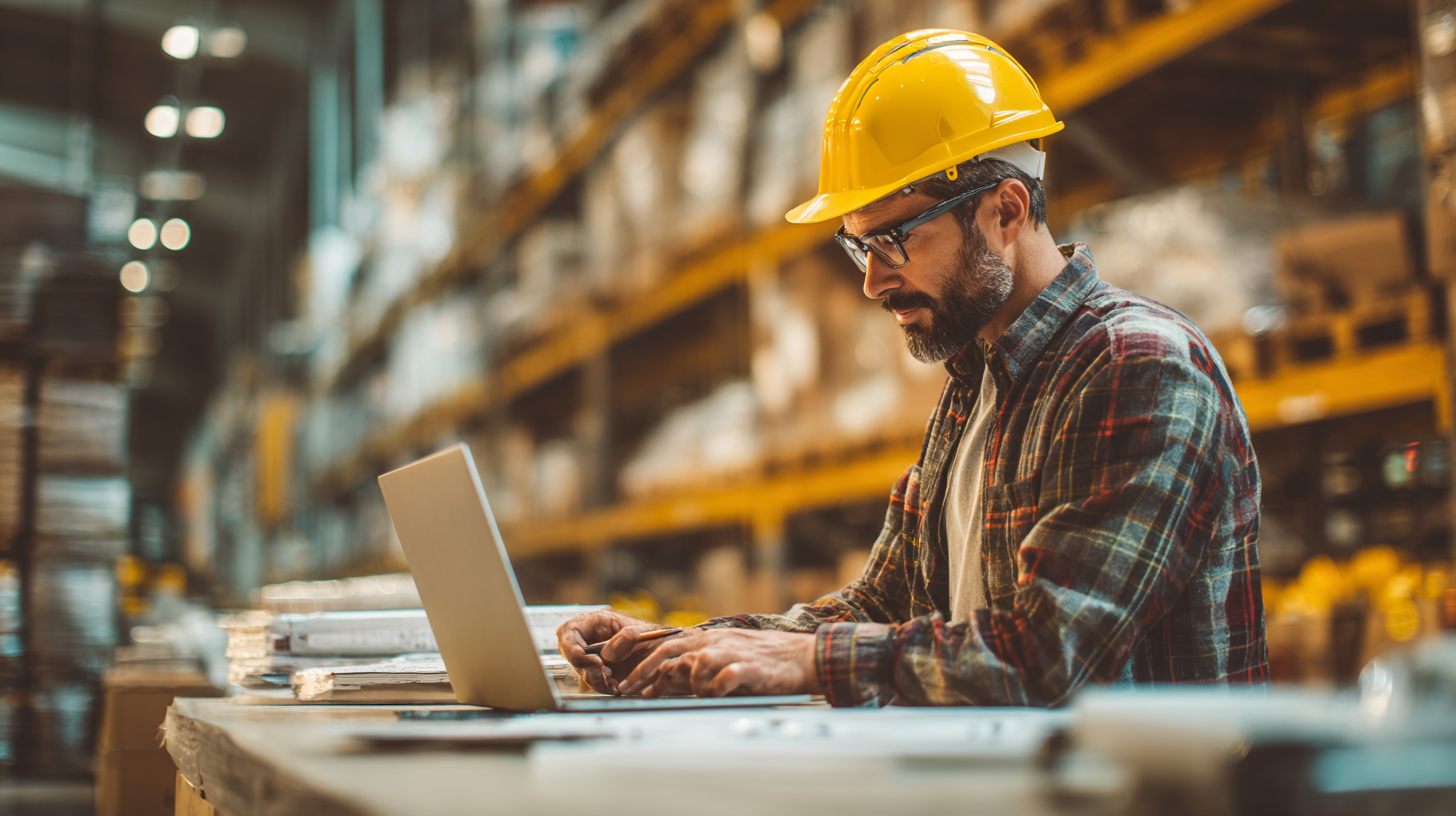 Excel spreadsheet with material counts organized by category