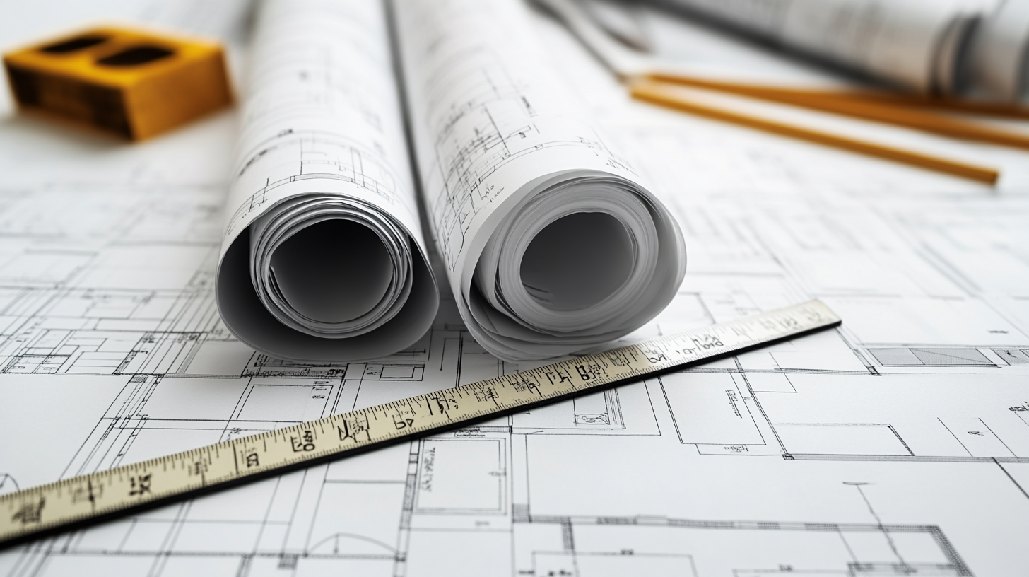 Contractor reviewing quantity takeoff results on laptop